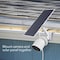 Wasserstein 2-in-1 Camera Gutter Mount, for Google Nest Cam Battery, and Compatible Solar Panel, White NestCamOutGutterWhtUS - alternate 5